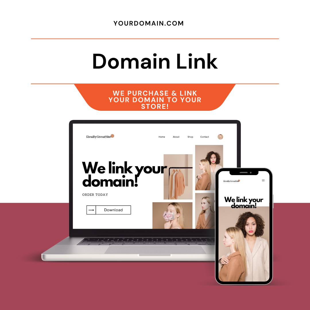 We Purchase & Link Your Domain to your Website